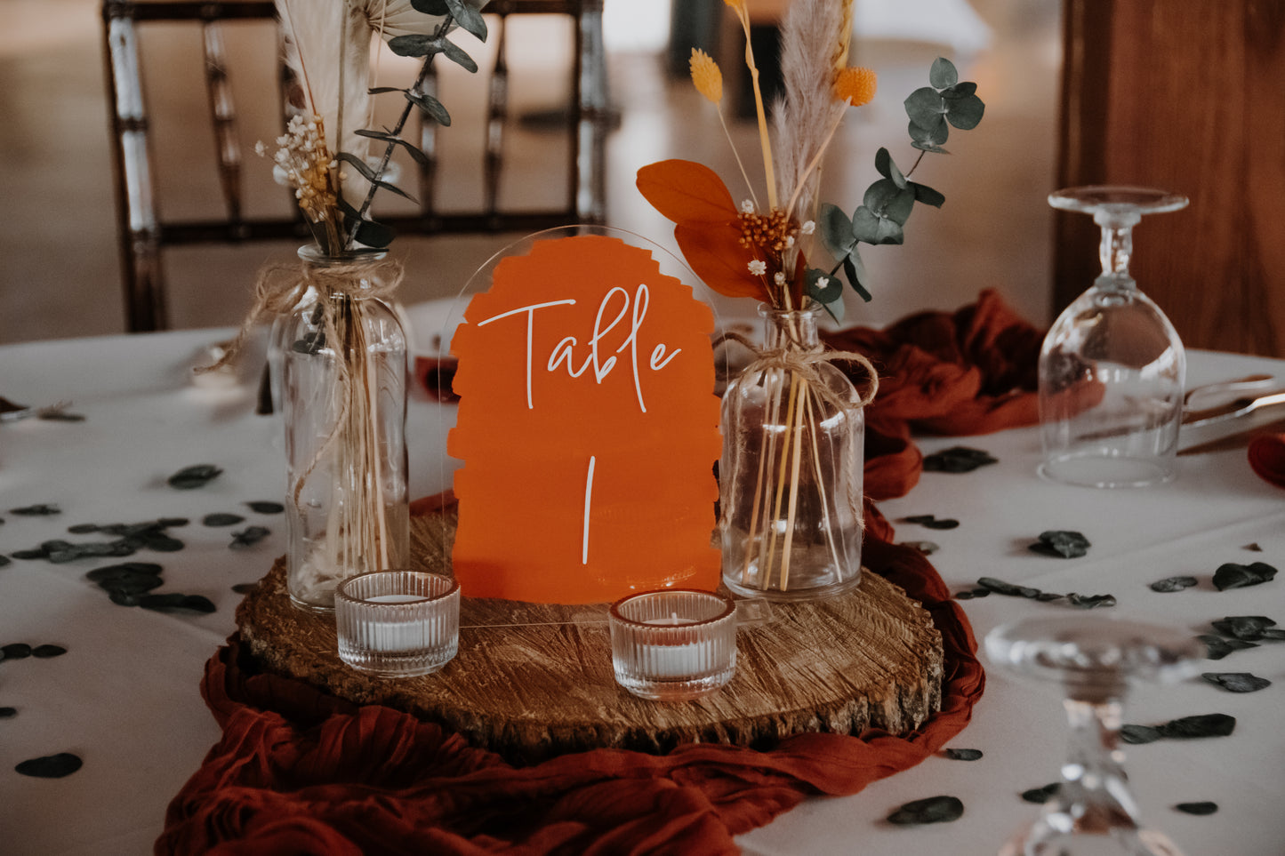 Custom Table number Acrylic Signs - Contact me for more information!