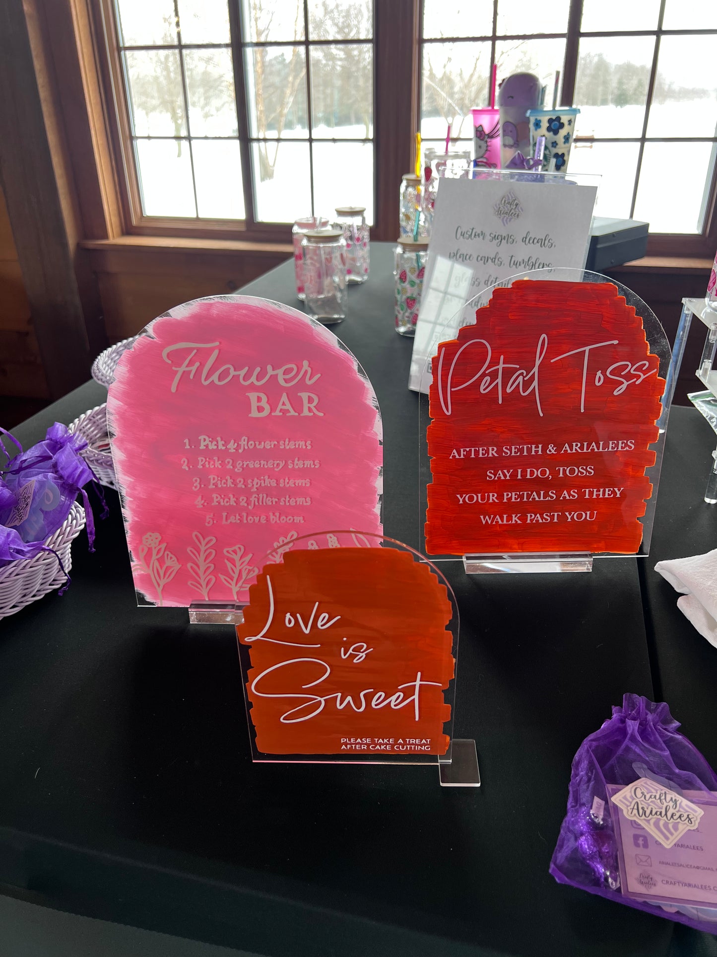 Custom Acrylic Sign - Contact me for more information!