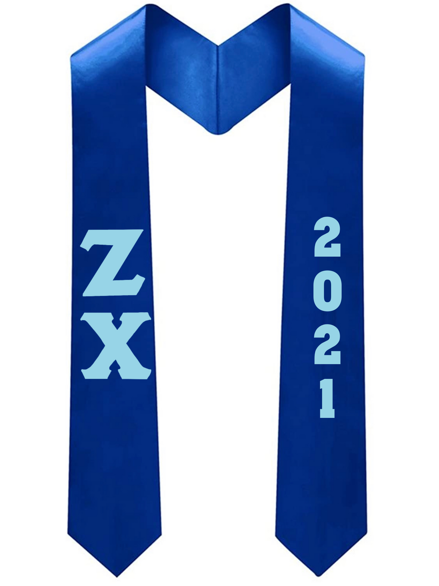 Custom Organization Graduation Stole, Graduation Stole, Greek life Stole, Sorority Stole, Fraternity Stole