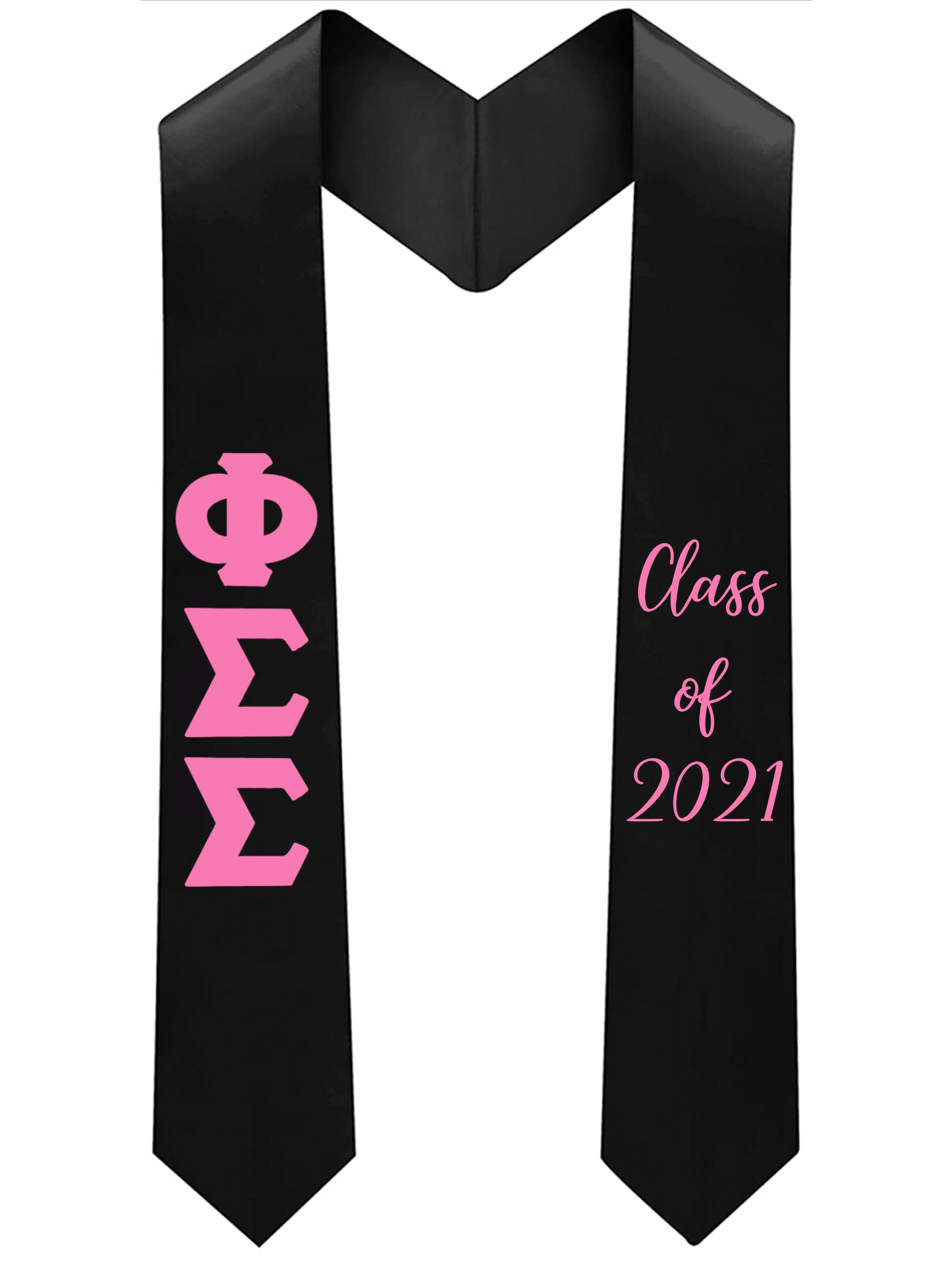 Custom Organization Graduation Stole, Graduation Stole, Greek life Stole, Sorority Stole, Fraternity Stole