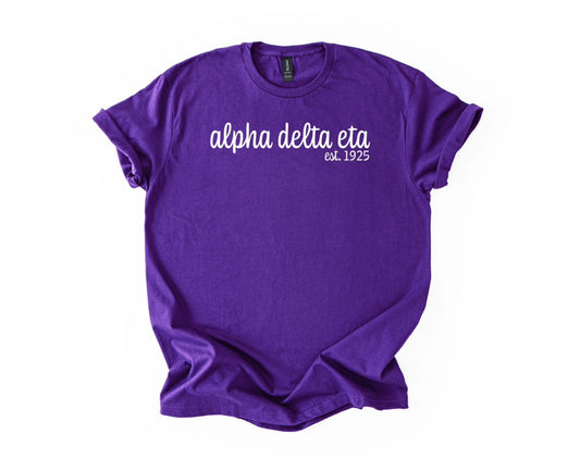 Alpha Delta Eta Sorority Design alpha delta eta est. 1925