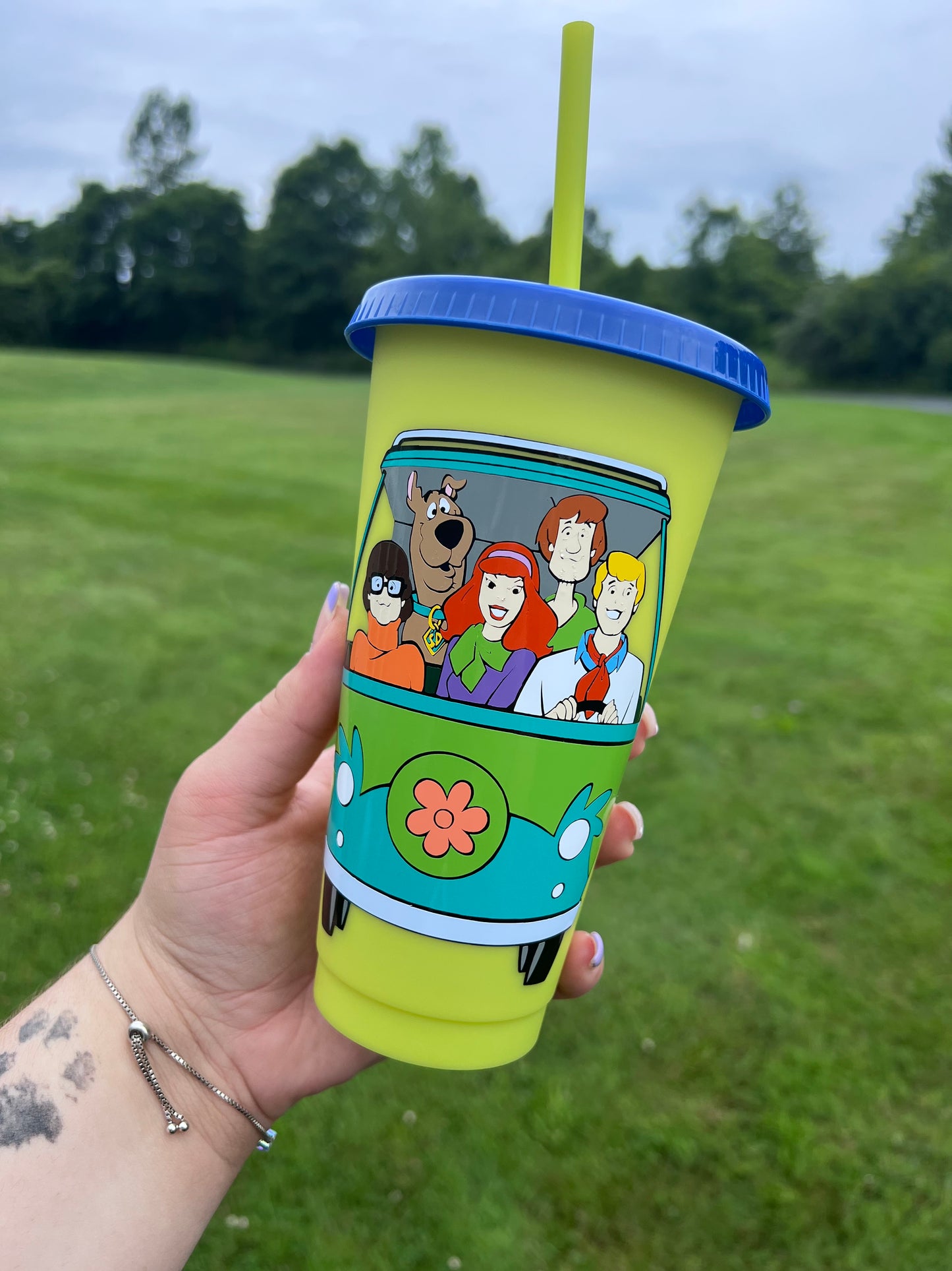 Scooby Doo & Gang Cup, Scooby Doo Reusable Cup, 24oz Reusable Cup