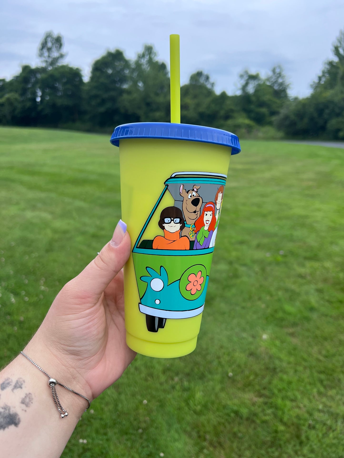 Scooby Doo & Gang Cup, Scooby Doo Reusable Cup, 24oz Reusable Cup