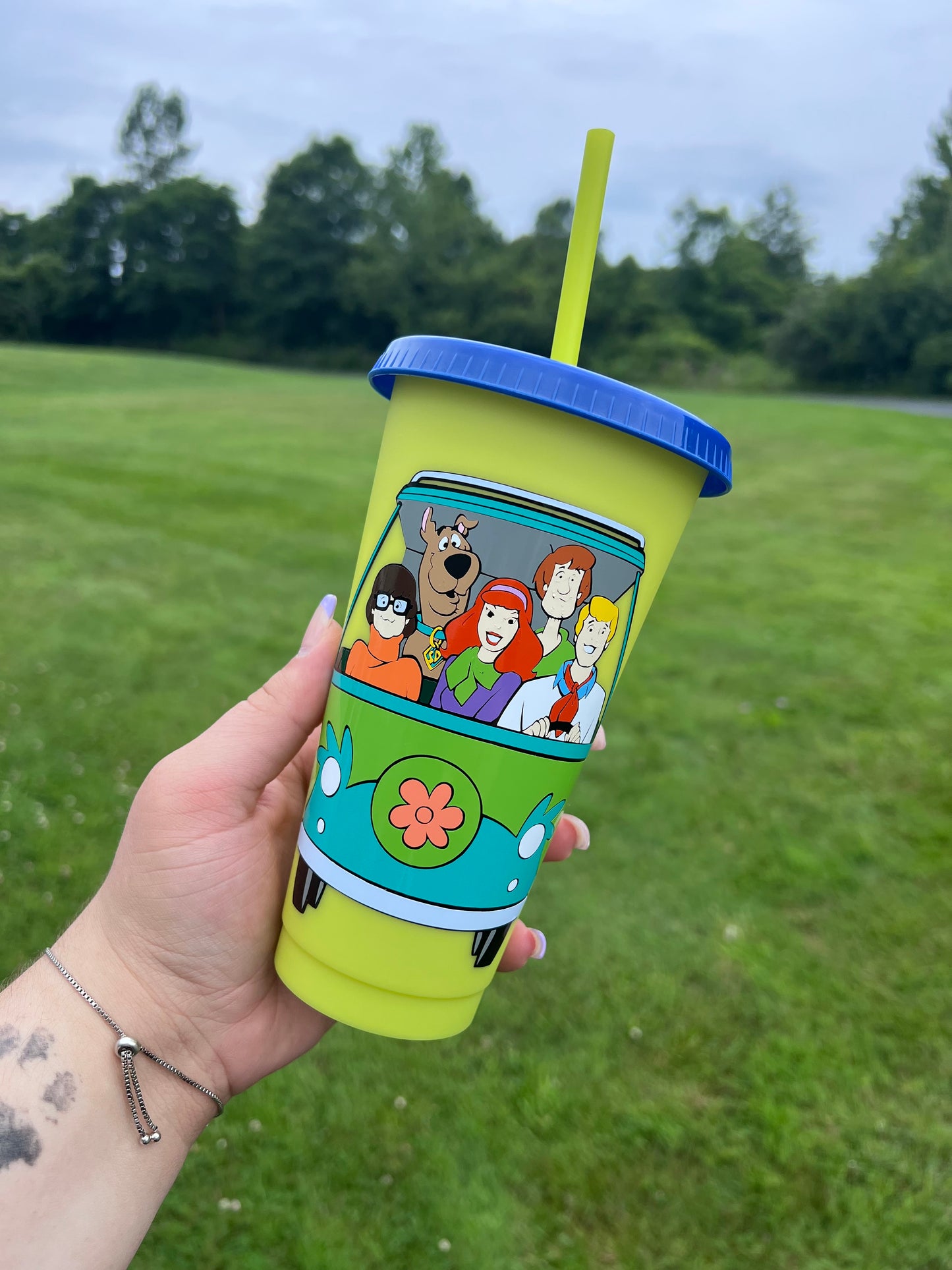 Scooby Doo & Gang Cup, Scooby Doo Reusable Cup, 24oz Reusable Cup